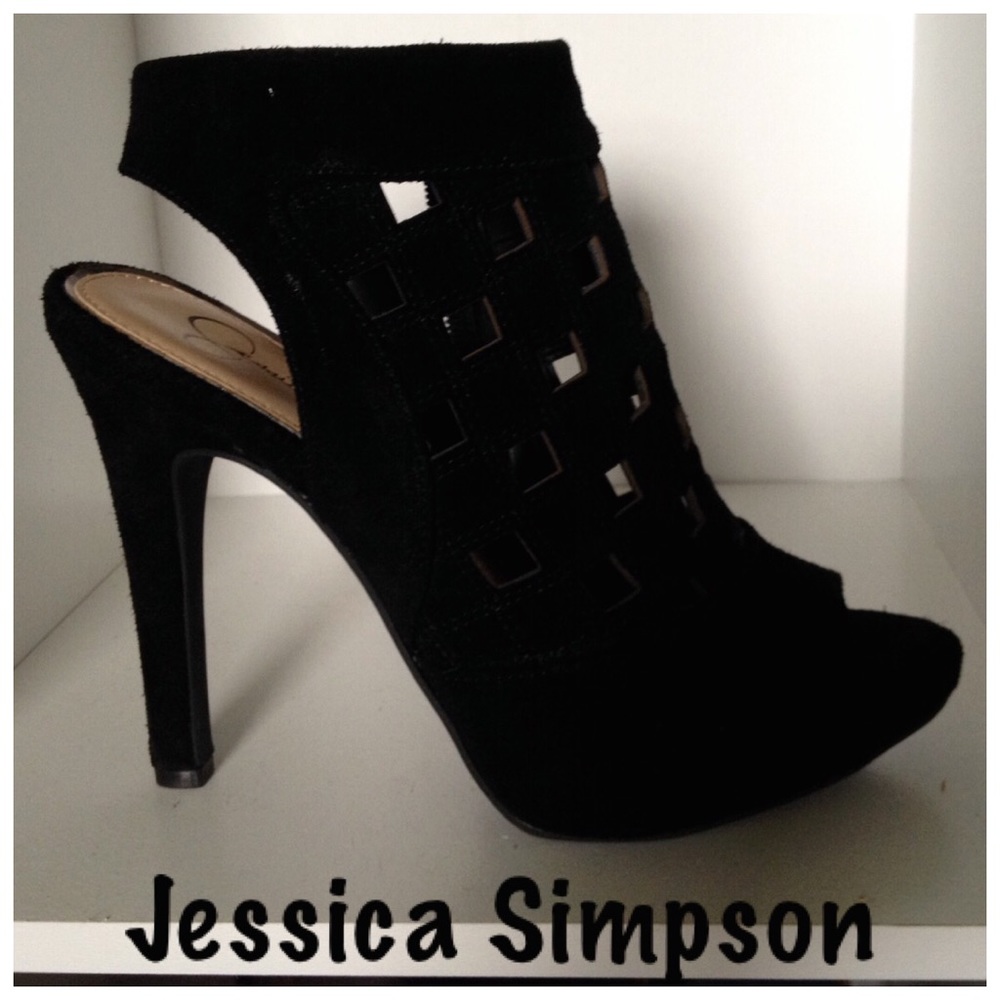 Suede Laser Cut Booties